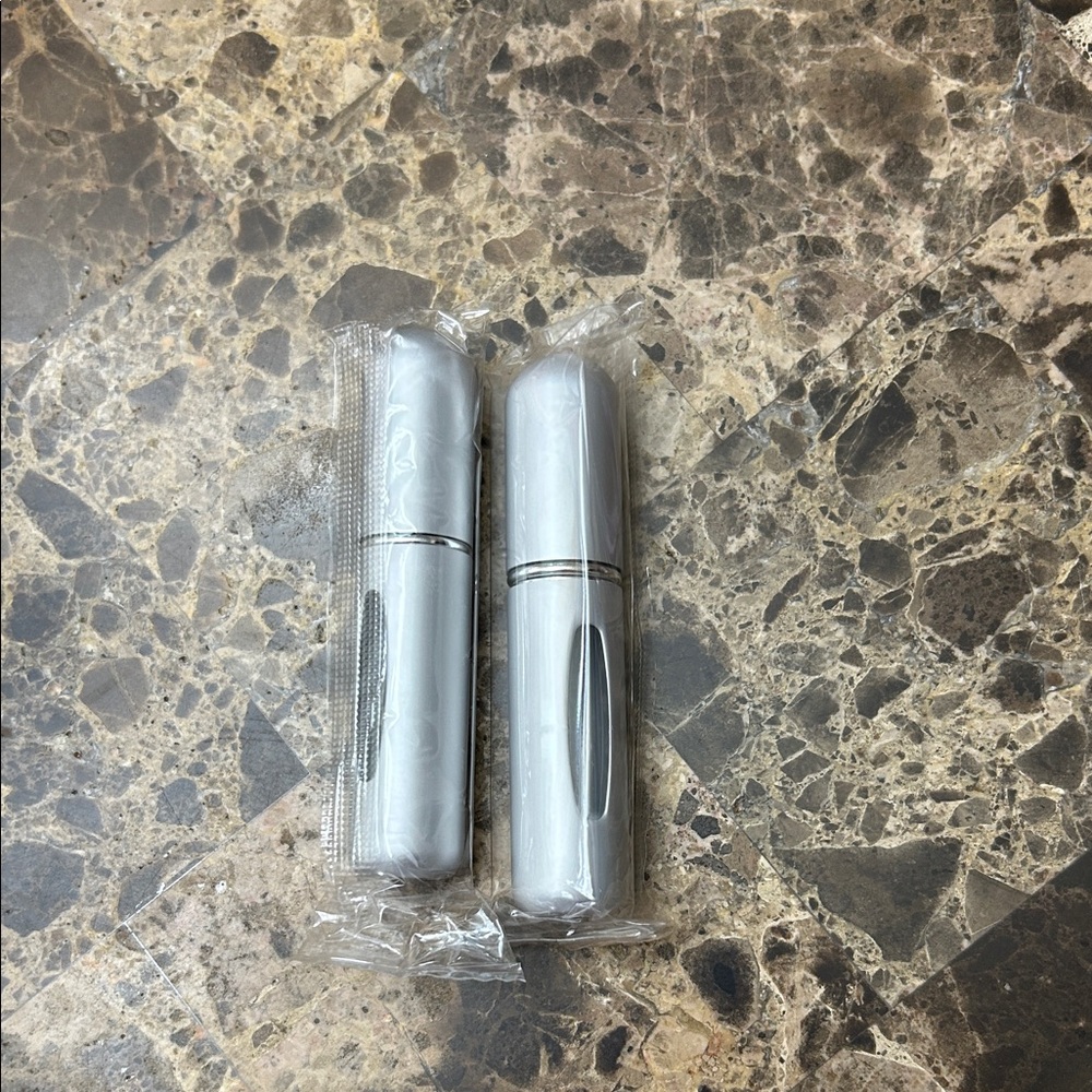 Silver Travel Perfume Atomizers
